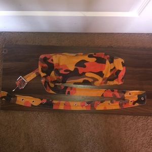 Camouflage Strap Bando Top